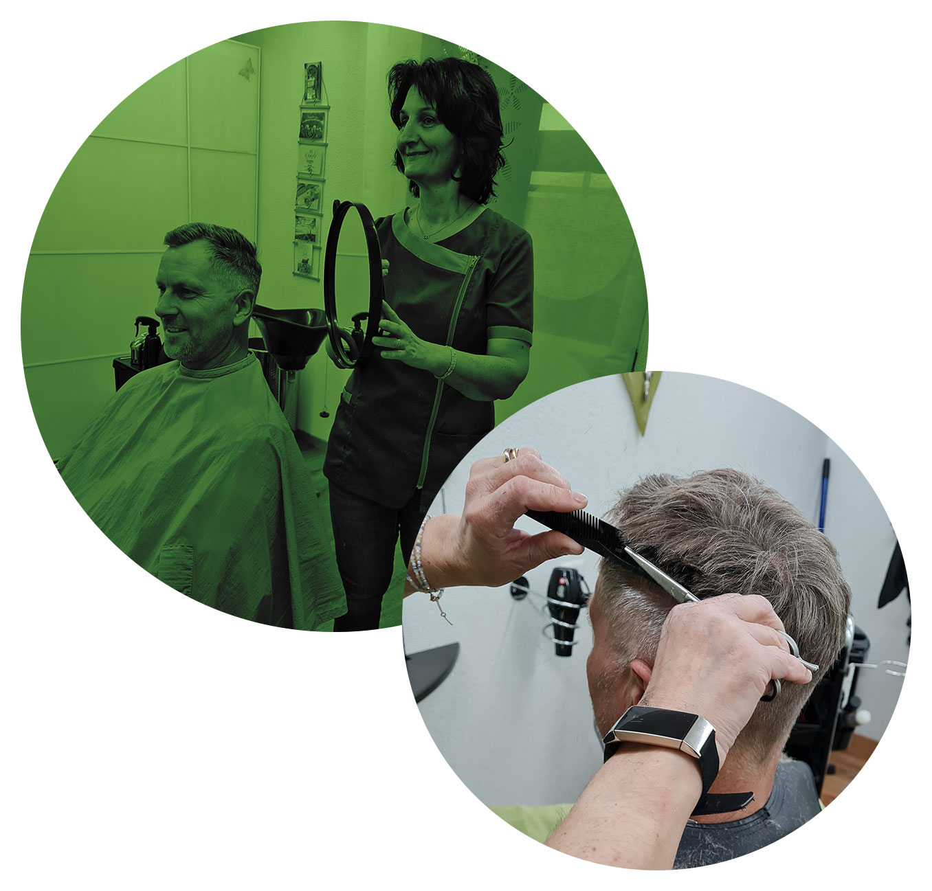 Innovative Damenfrisur bei Coiffeur Haarboutique in Thierachern Thun